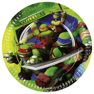 PIATTI 23 CM NINJA TURTLES